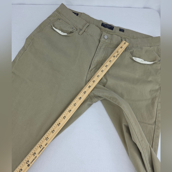 Lucky Brand Men's 410 Athletic Sateen Stretch Jeans Tan Size 36x30 T-3310 - Picture 4 of 10